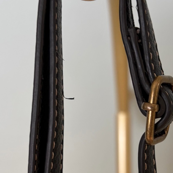 CHALA Faux Leather Embroidered Black and Green Crossbody Bag - Picture 10 of 15